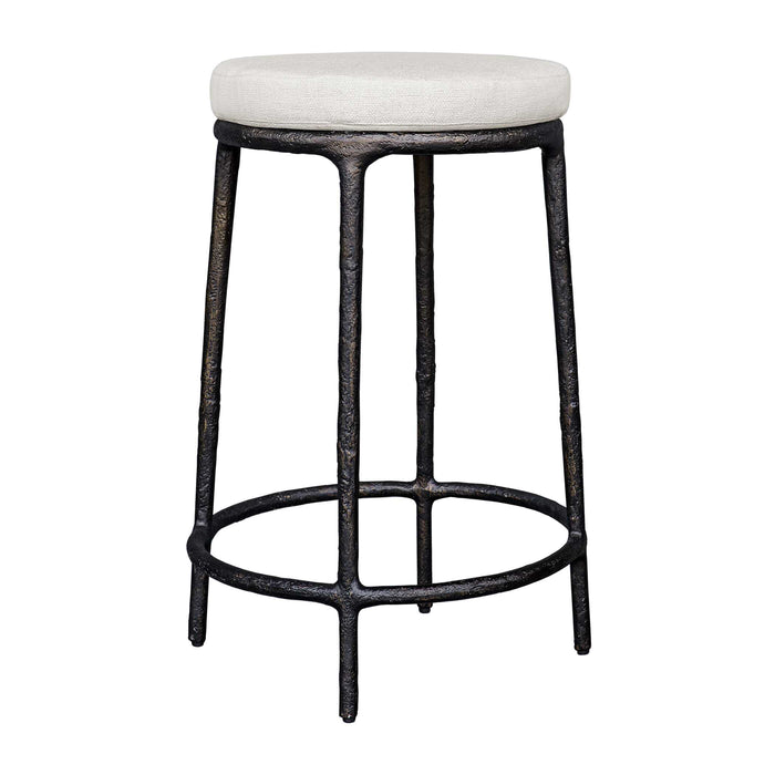 Thayer Counter Stool Java-Furniture-Uttermost-Lighting Design Store