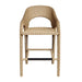 Kavali Bar Stool Natural Honey-Furniture-Uttermost-Lighting Design Store