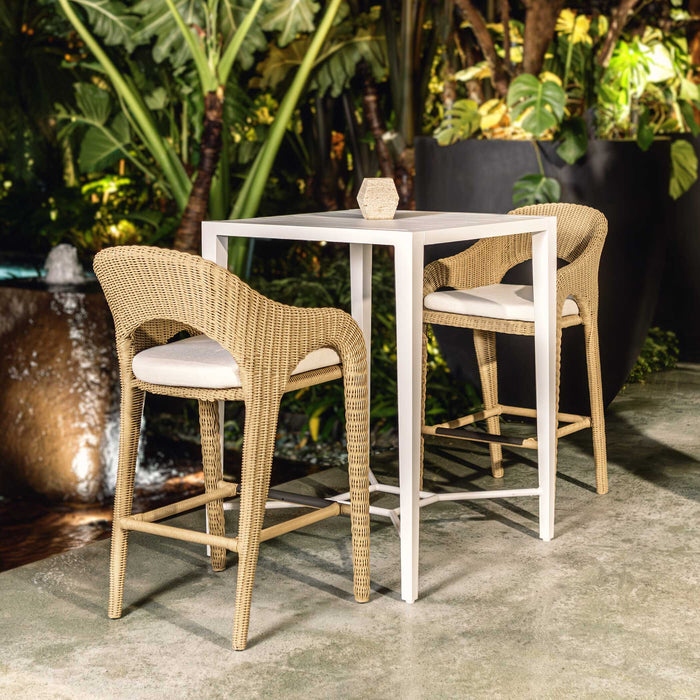 Kavali Bar Stool Natural Honey-Furniture-Uttermost-Lighting Design Store