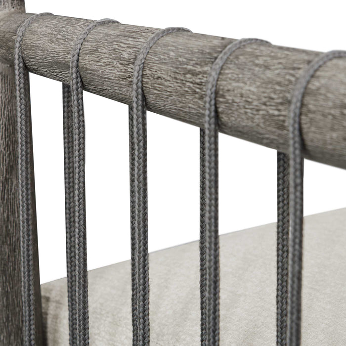 Borneo Dining Chair Dark Gray-Furniture-Uttermost-Lighting Design Store