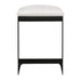 Maude Counter Stool Black-Furniture-Uttermost-Lighting Design Store