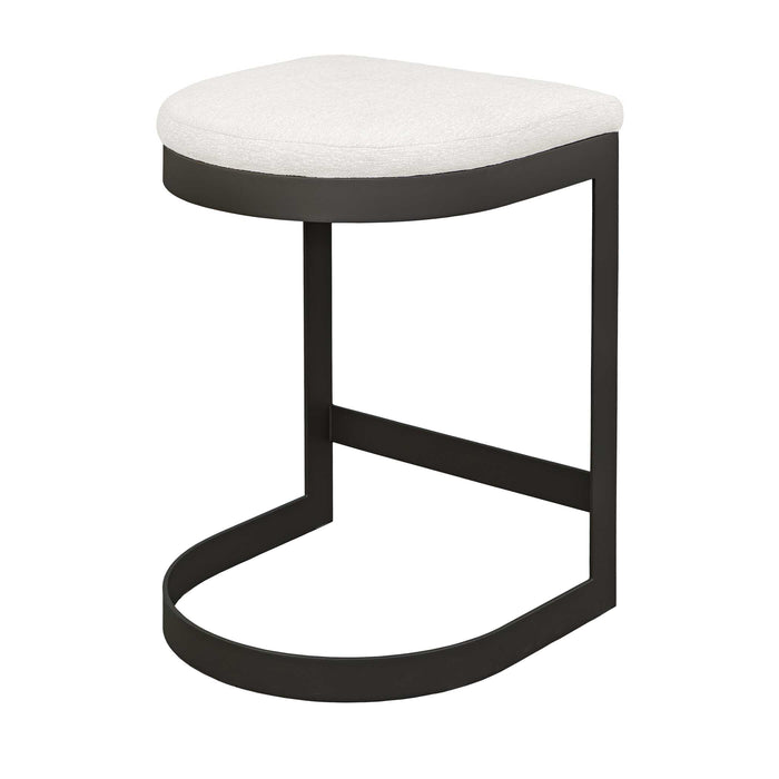 Maude Counter Stool Black-Furniture-Uttermost-Lighting Design Store