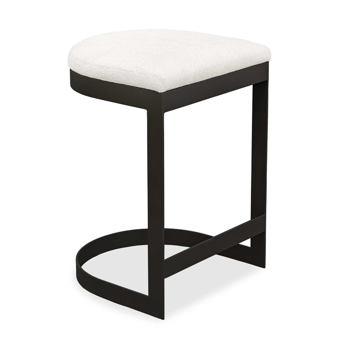 Maude Counter Stool Black-Furniture-Uttermost-Lighting Design Store