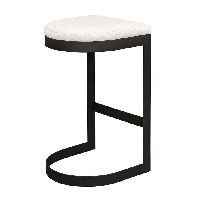 Maude Bar Stool Black-Furniture-Uttermost-Lighting Design Store