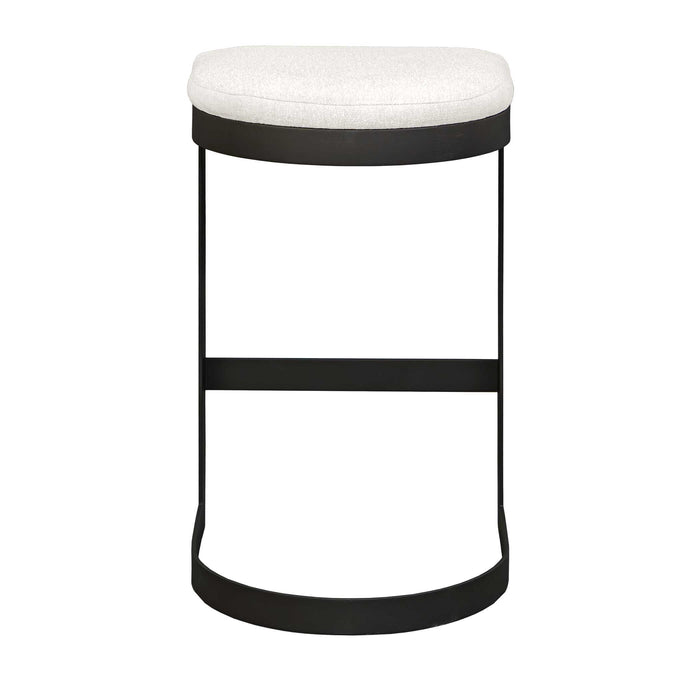 Maude Bar Stool Black-Furniture-Uttermost-Lighting Design Store