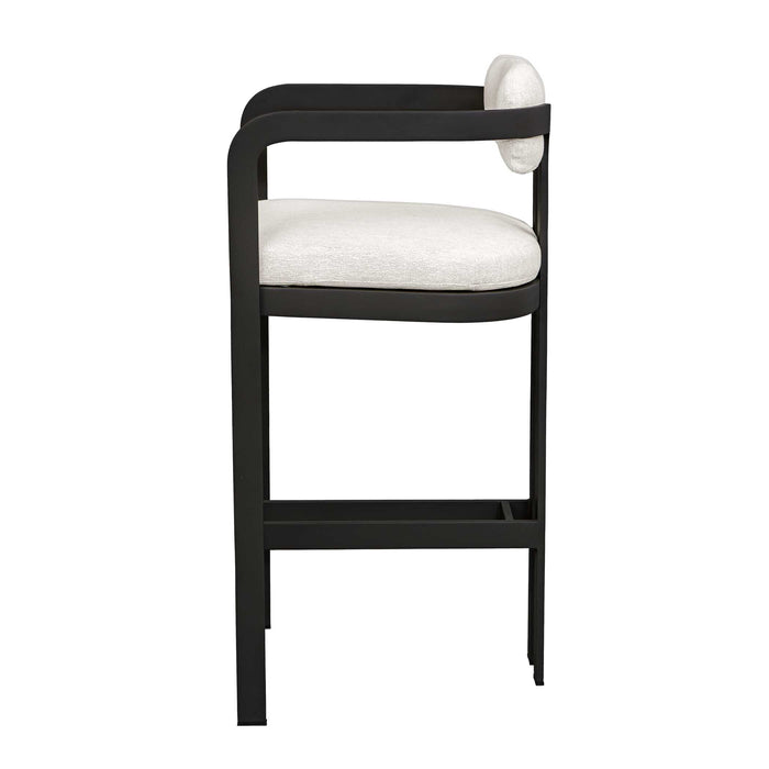 Kalmar Bar Stool Black-Furniture-Uttermost-Lighting Design Store