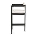Kalmar Bar Stool Black-Furniture-Uttermost-Lighting Design Store