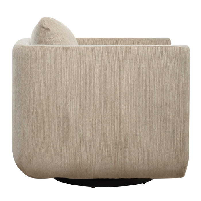 Abound Chair Textured Chenille-Furniture-Uttermost-Lighting Design Store