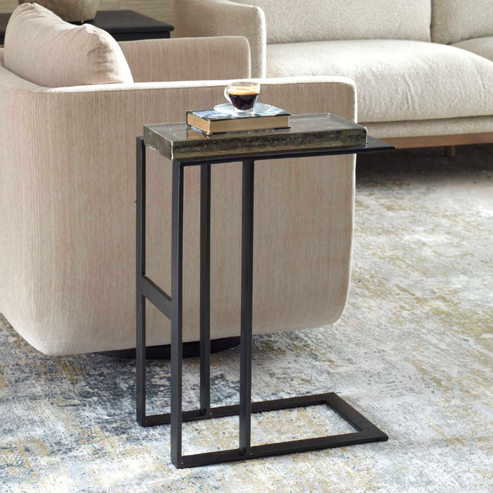 Soma Accent Table Black-Furniture-Uttermost-Lighting Design Store