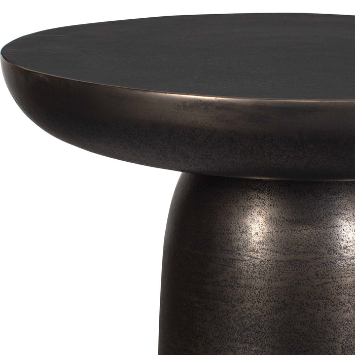 Joppa Accent Table Golden Dark Bronze-Furniture-Uttermost-Lighting Design Store