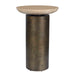 Oslo Accent Table Antique Brass-Furniture-Uttermost-Lighting Design Store