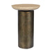 Oslo Accent Table Antique Brass-Furniture-Uttermost-Lighting Design Store