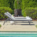 Bea Pool Chaise Black-Furniture-Uttermost-Lighting Design Store