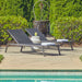 Bea Pool Chaise Black-Furniture-Uttermost-Lighting Design Store