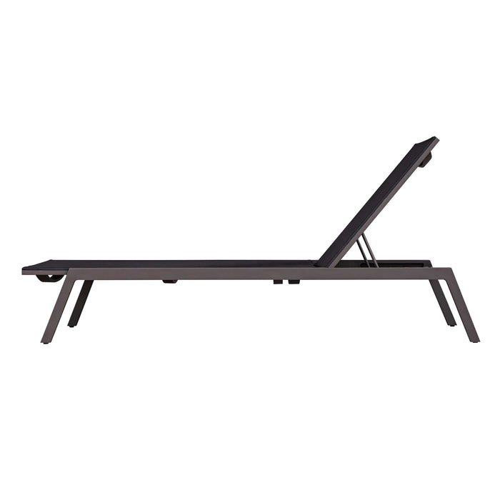 Bea Pool Chaise Black-Furniture-Uttermost-Lighting Design Store