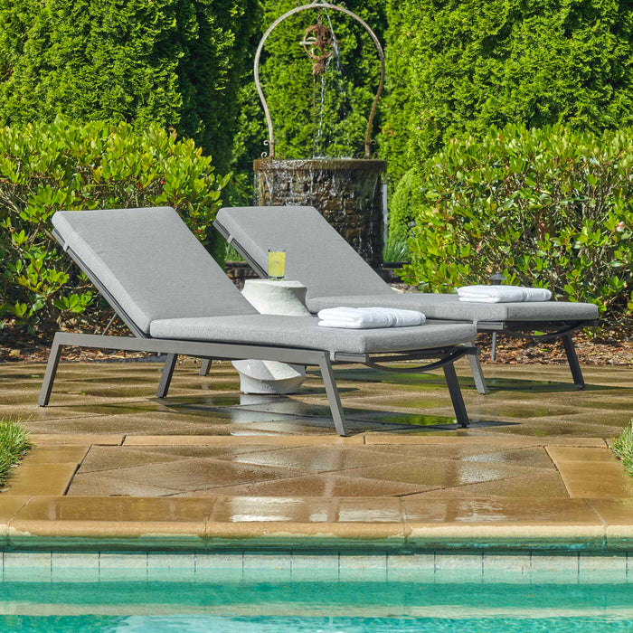 Bea Pool Chaise Black-Furniture-Uttermost-Lighting Design Store