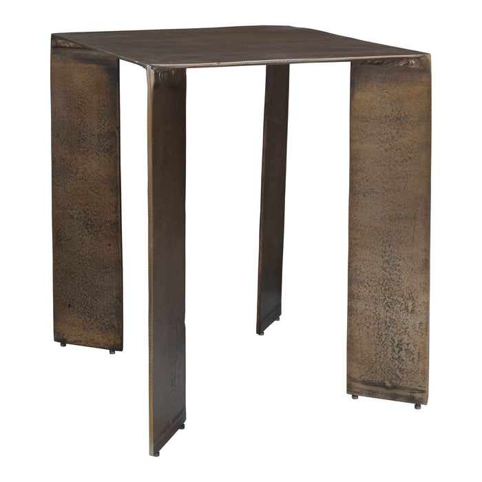 Reade Accent Table Antique Brass-Furniture-Uttermost-Lighting Design Store