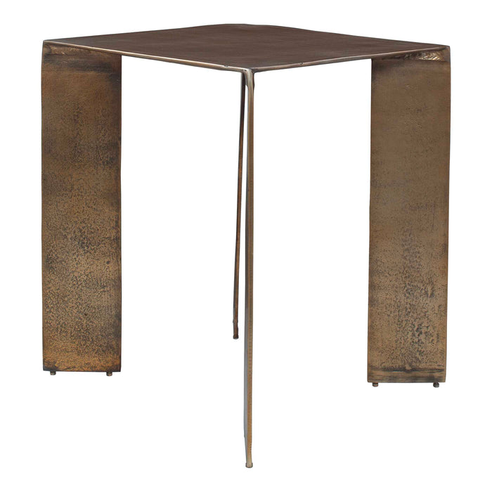 Reade Accent Table Antique Brass-Furniture-Uttermost-Lighting Design Store