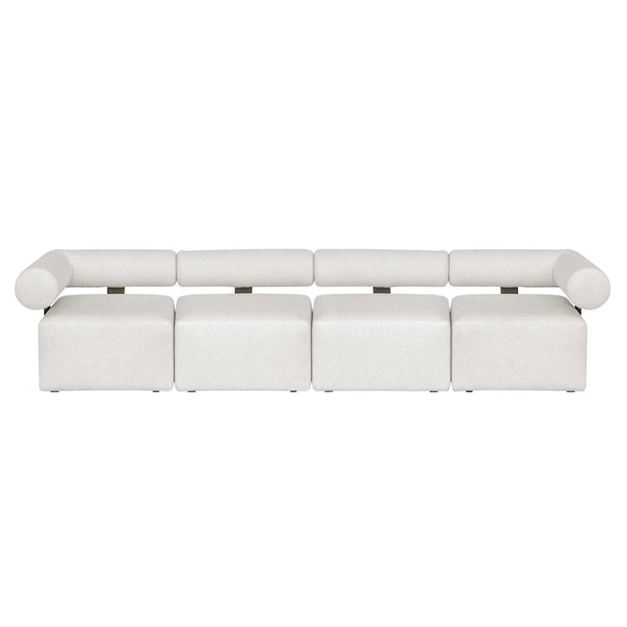Bolster Back Sofa Black-Furniture-Uttermost-Lighting Design Store