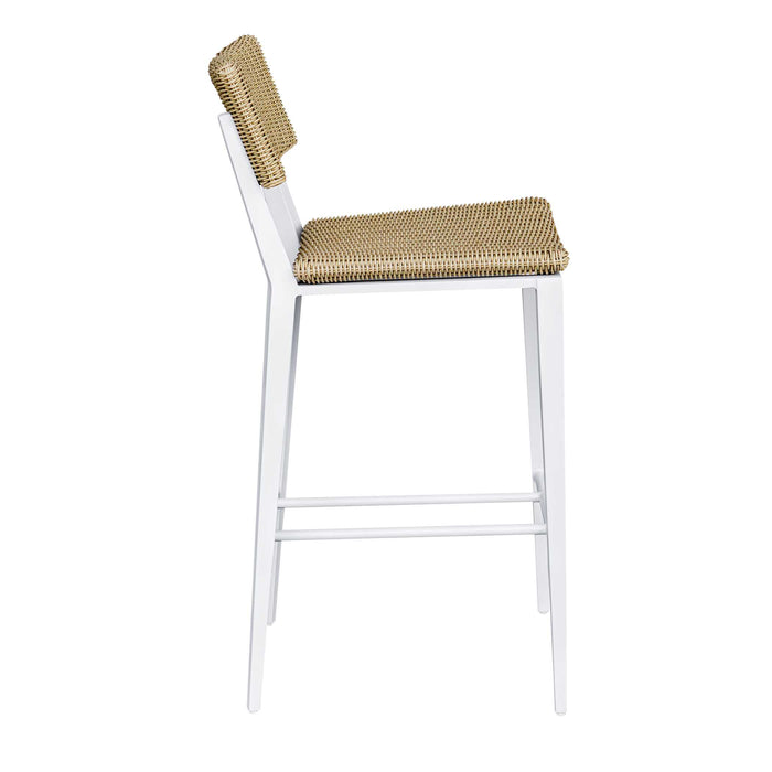 Calbas Bar Stool White-Furniture-Uttermost-Lighting Design Store