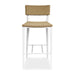 Calbas Bar Stool White-Furniture-Uttermost-Lighting Design Store