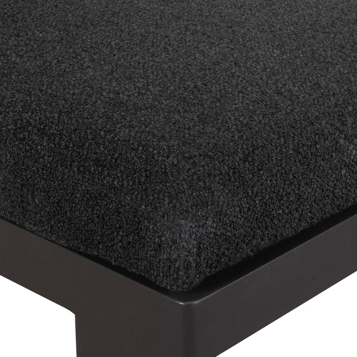 Bolster Back Dining Chair Black-Furniture-Uttermost-Lighting Design Store