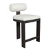 Bolster Back Counter Stool Black-Furniture-Uttermost-Lighting Design Store