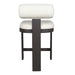 Bolster Back Counter Stool Black-Furniture-Uttermost-Lighting Design Store