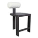 Bolster Back Counter Stool Black-Furniture-Uttermost-Lighting Design Store