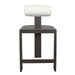Bolster Back Counter Stool Black-Furniture-Uttermost-Lighting Design Store