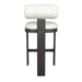 Bolster Back Bar Stool Black-Furniture-Uttermost-Lighting Design Store