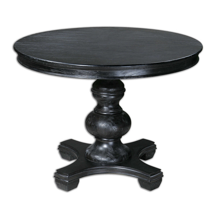 Brynmore Table Satin Black-Furniture-Uttermost-Lighting Design Store