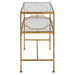 Genell Side Table Gold Leafed-Furniture-Uttermost-Lighting Design Store