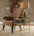 Genell Side Table Gold Leafed-Furniture-Uttermost-Lighting Design Store