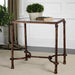 Warring End Table Rustic Bronze Patina-Furniture-Uttermost-Lighting Design Store