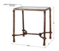 Warring End Table Rustic Bronze Patina-Furniture-Uttermost-Lighting Design Store