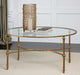 Vitya Coffee Table Gold Leafed-Furniture-Uttermost-Lighting Design Store