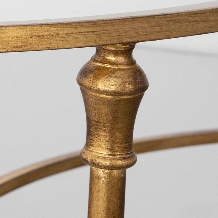 Vitya Coffee Table Gold Leafed-Furniture-Uttermost-Lighting Design Store