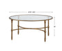 Vitya Coffee Table Gold Leafed-Furniture-Uttermost-Lighting Design Store