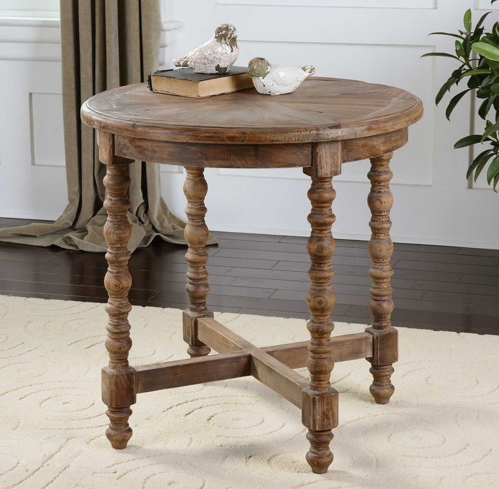 Samuelle End Table Reclaimed Fir-Furniture-Uttermost-Lighting Design Store