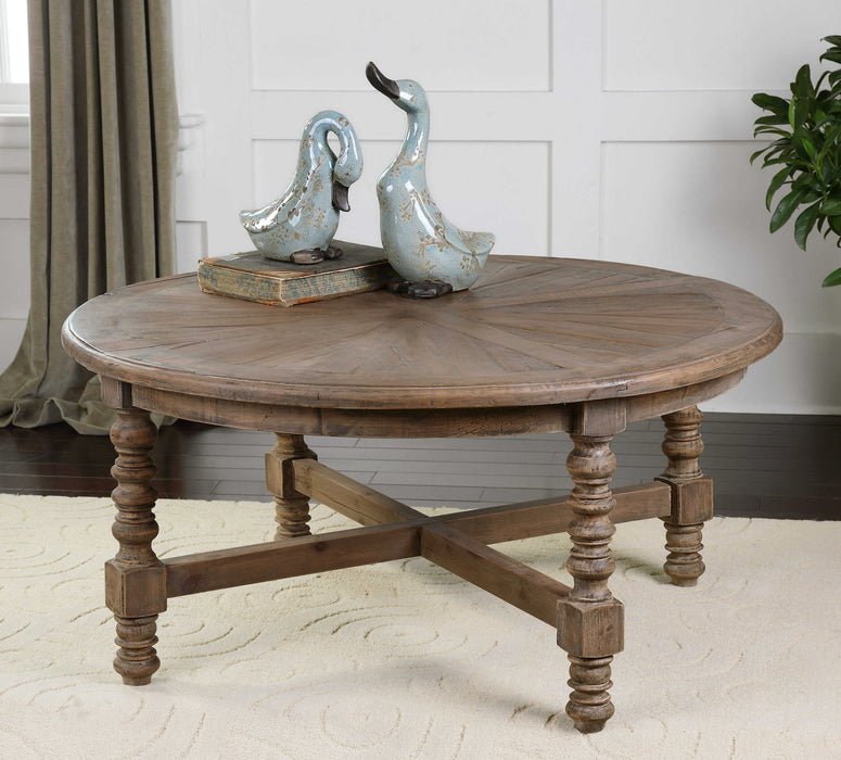 Samuelle Coffee Table Reclaimed Fir-Furniture-Uttermost-Lighting Design Store