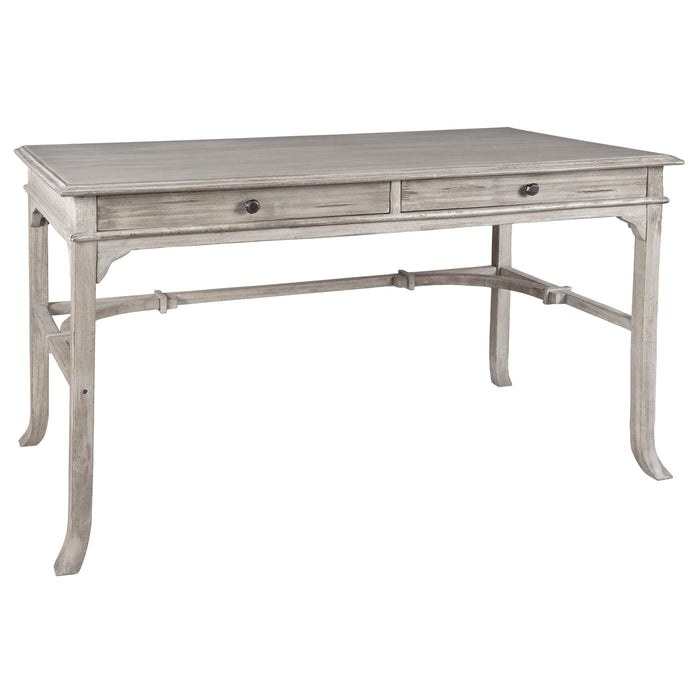 Bridgely Desk Aged White-Furniture-Uttermost-Lighting Design Store