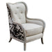 Chalina Arm Chair Aged, Bone-white-Furniture-Uttermost-Lighting Design Store