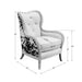 Chalina Arm Chair Aged, Bone-white-Furniture-Uttermost-Lighting Design Store