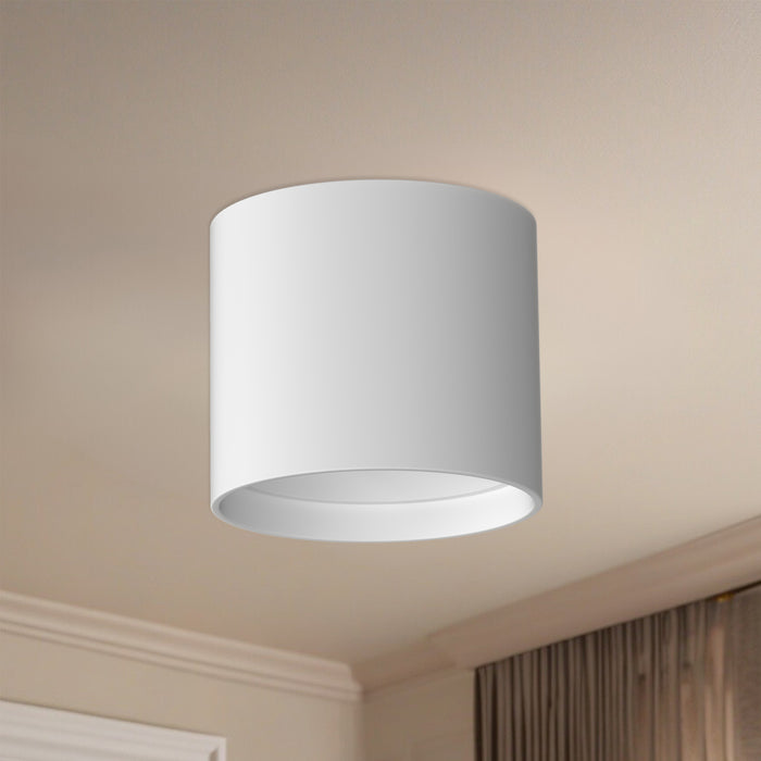 Falco LED Flush Mount White-Flush Mounts-Kuzco Lighting-Lighting Design Store