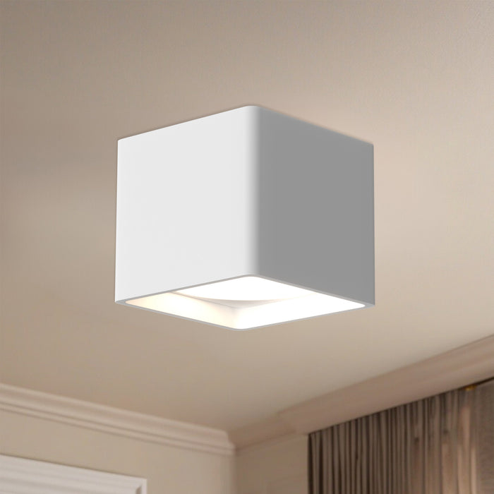 Falco LED Flush Mount White-Flush Mounts-Kuzco Lighting-Lighting Design Store