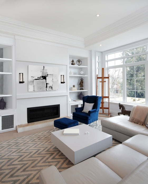 Gable LED Wall Sconce Black-Sconces-Kuzco Lighting-Lighting Design Store