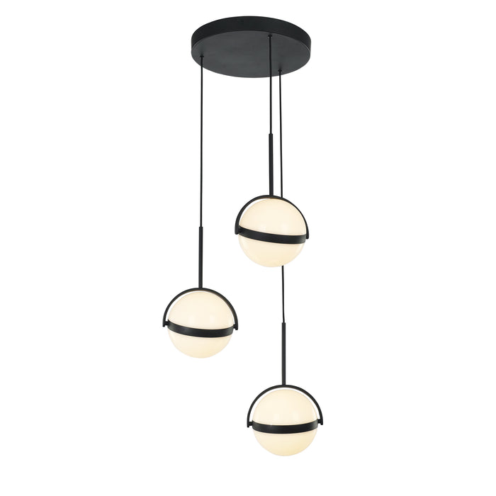 Globo LED Pendant Matte Black-Mini Pendants-Alora-Lighting Design Store