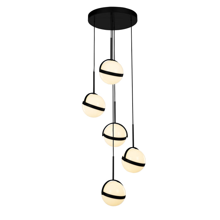 Globo LED Pendant Matte Black-Mini Pendants-Alora-Lighting Design Store
