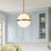 Globo LED Pendant Brushed Gold-Mini Pendants-Alora-Lighting Design Store